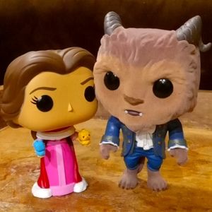 Beauty and the beast Funko Pops